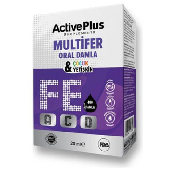 Active Plus Multifer Oral Damla Çocuk & Yetişkin 20 ml - 1
