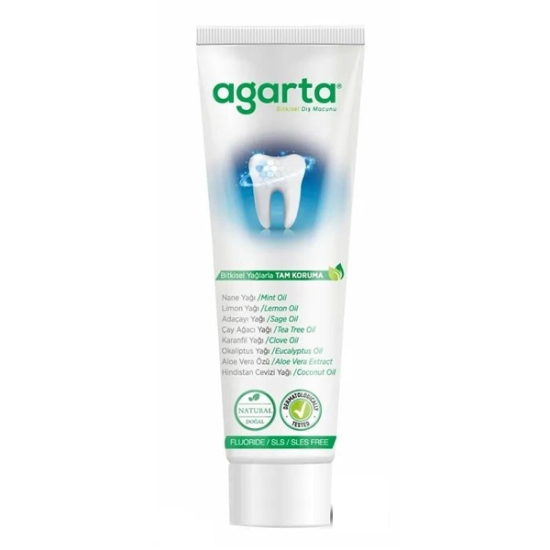  Agarta Bitkisel Tam Koruma Diş Macunu Tüp 100 ml - 1