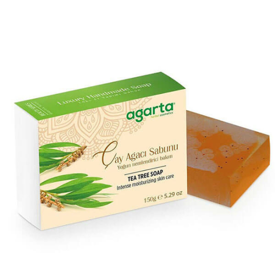  Agarta Doğal El Yapımı Çay Ağacı Sabunu 150 gr - 1