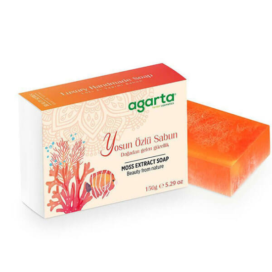  Agarta Doğal El Yapımı Yosun Özlü Sabun 150 gr - 1