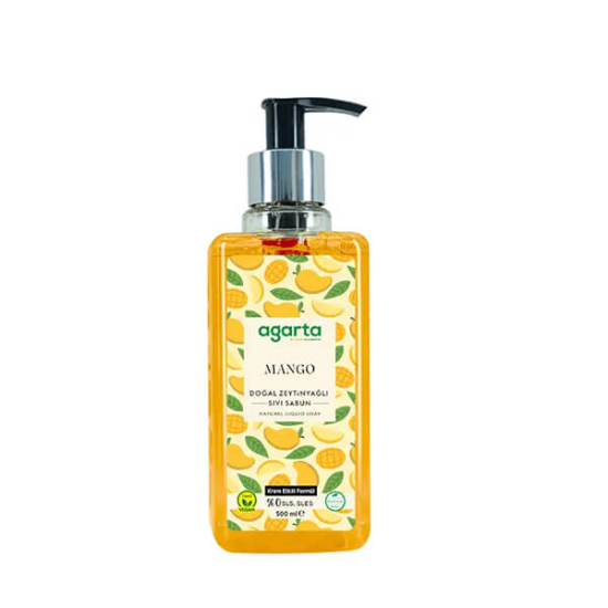  Agarta Doğal Mango Zeytinyağlı Sıvı Sabun 500 ml - 1