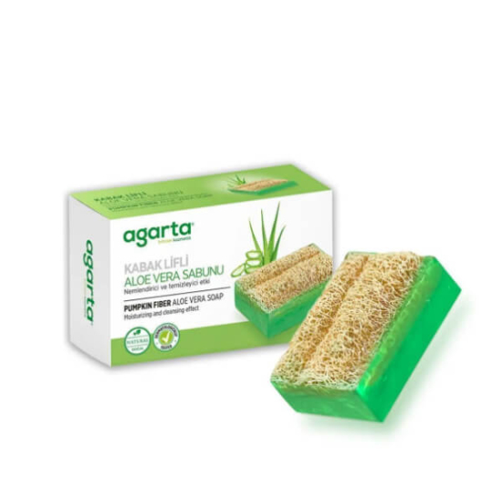  Agarta Kabak Lifli Aloe Vera Sabunu 125 gr - 1