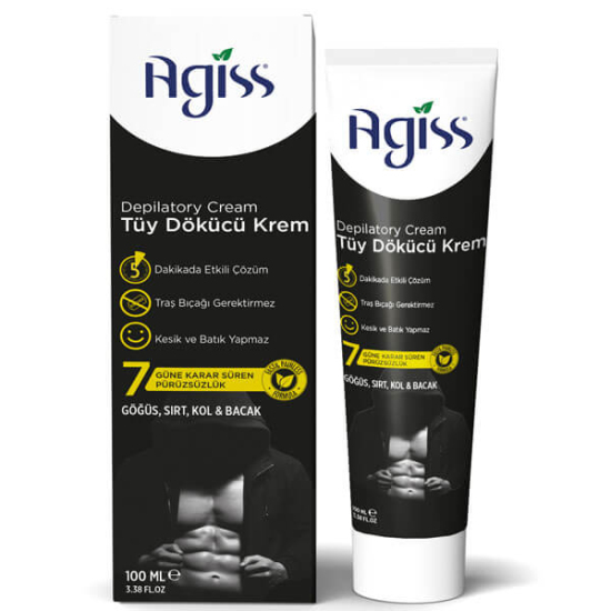  Agiss Tüy Dökücü Krem Erkekler Için 100 ml - 1