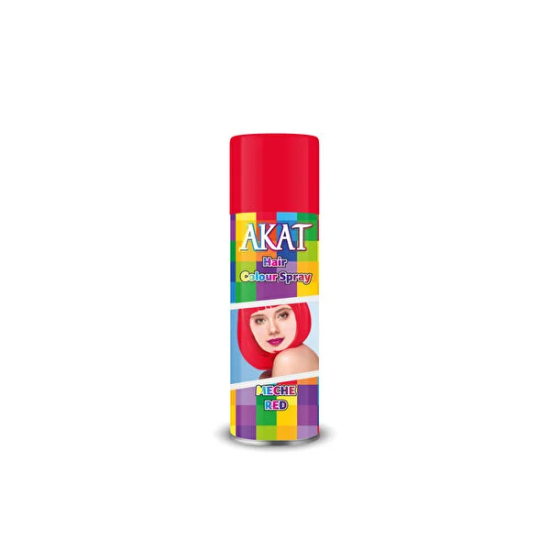  Akat Renkli Sprey Kırmızı 180 ml - 1