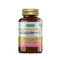 Aksu Vital Kolajen C Vitamini Hyaluronik Asit 60 Tablet - Aksu Vital