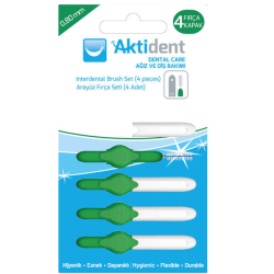 Aktident Orid Arayüz Firçasi 5,0 mm Yesil 4’lü - Aktident