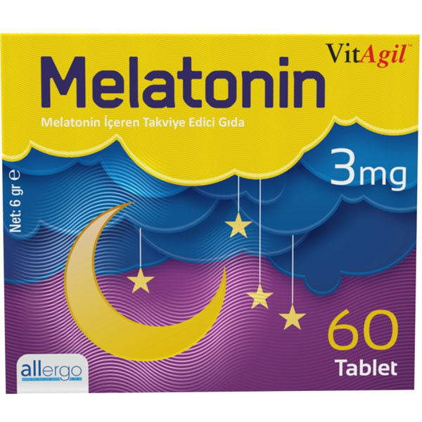 Allergo VitAgil Melatonin 60 Tablet