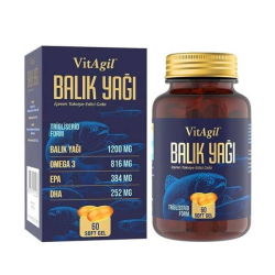 Allergo Vitagil Omega 3 1200 Balık Yağı 60 SoftGel - Allergo