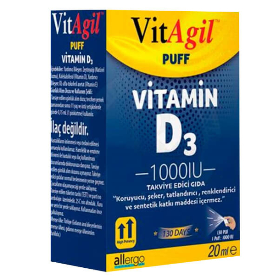  Allergo Vitagil Puff 1000 IU D3 Sprey - 1