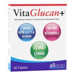 Allergo VitaGlucan Beta Glucan 30 Kapsül Beta Glukan Takviyesi - Allergo