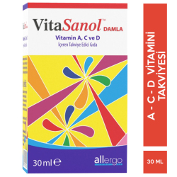 Allergo - Allergo VitaSanol Drops ACD3 Damla 30 ML Allergo - Allergo VitaSanol Drops ACD3 Damla 30 ML