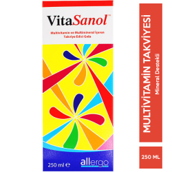 Allergo - Allergo VitaSanol Multivitamin Mineral 250 ML Allergo - Allergo VitaSanol Multivitamin Mineral 250 ML