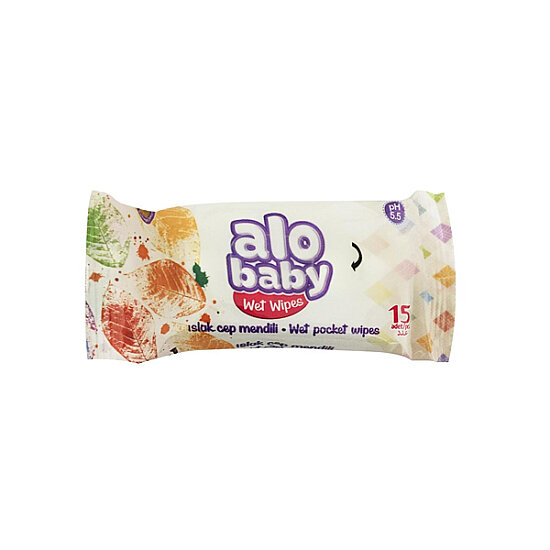 Alo Baby Islak Cep Mendili 15 Yaprak - 1