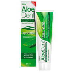 AloeDent Aloe Veralı Florürsüz 3 Etkili Diş Macunu 100ml - AloeDent