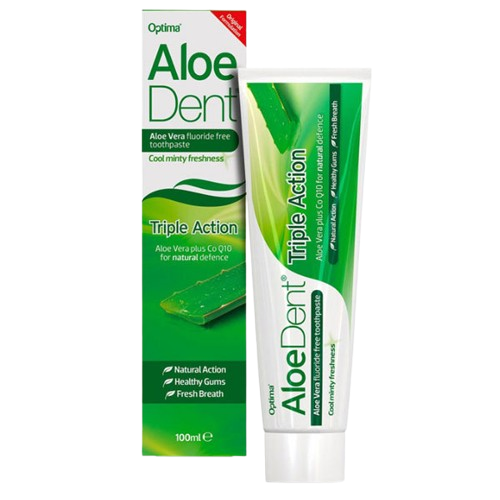  AloeDent Aloe Veralı Florürsüz 3 Etkili Diş Macunu 100ml - 1