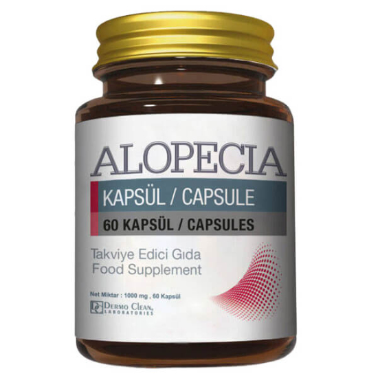 Alopecia 60 kapsül biotin 300 mcg kolin sitrat 125 mg inositol L-sistein çinko folat iyot B12 saç vitamini- 1