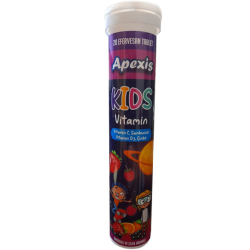 Apexis - Apexis Kids Vitamin Ahududu ve Çilek Aromalı 20 Efervesan Tablet Apexis - Apexis Kids Vitamin Ahududu ve Çilek Aromalı 20 Efervesan Tablet
