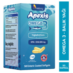 Apexis - Apexis Omega 3 50 Yumuşak Kapsül Balık Yağı Takviyesi Apexis - Apexis Omega 3 50 Yumuşak Kapsül Balık Yağı Takviyesi