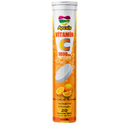 Apexis - Apexis Vitamin C 1000 mg 20 Efervesan Tablet Apexis - Apexis Vitamin C 1000 mg 20 Efervesan Tablet