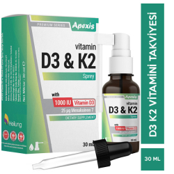 Apexis - Apexis Vitamin D3K2 30 ML D3 K2 Vitamini Apexis - Apexis Vitamin D3K2 30 ML D3 K2 Vitamini