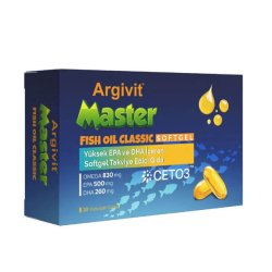 Argivit Master Fish Oil Softgel 30 Yumuşak Kapsül - Argivit