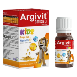 Argivit Ostosse3 Kids Omega 3 ve Vitamin D3 İçeren Takviye Edici Gıda 10 ml - Argivit