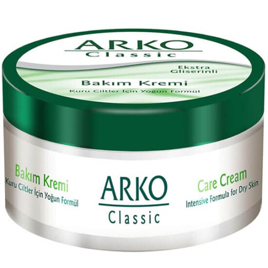 Arko Classic Bakım Kremi 250 ml yağ bazlı naturel krem, kuru ve hassas ciltler için, alüminyum ve sülfat içermez- 1