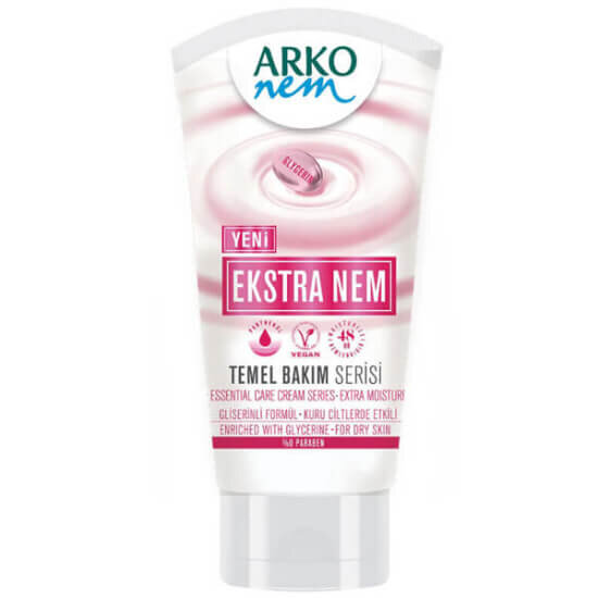 Arko Ekstra Nemlendirici Krem 60 ml gliserin panthenol ve E vitamini içeren kuru ciltler için günlük nemlendirici krem- 1