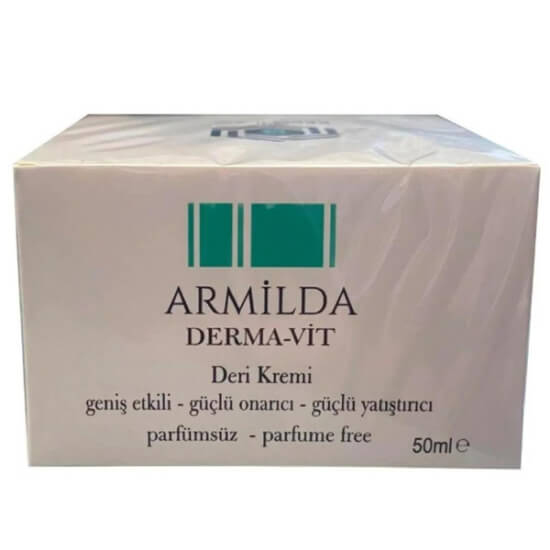 Armilda Derma Vit Deri Kremi 50 ml parfümsüz cilt bakım kremi nem destekli onarıcı ve yatıştırıcı etki- 1