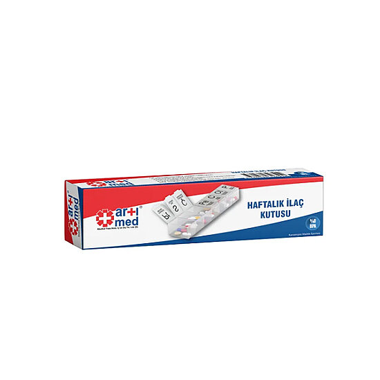 Artimed Haftalık İlaç Saklama Kutusu - 1