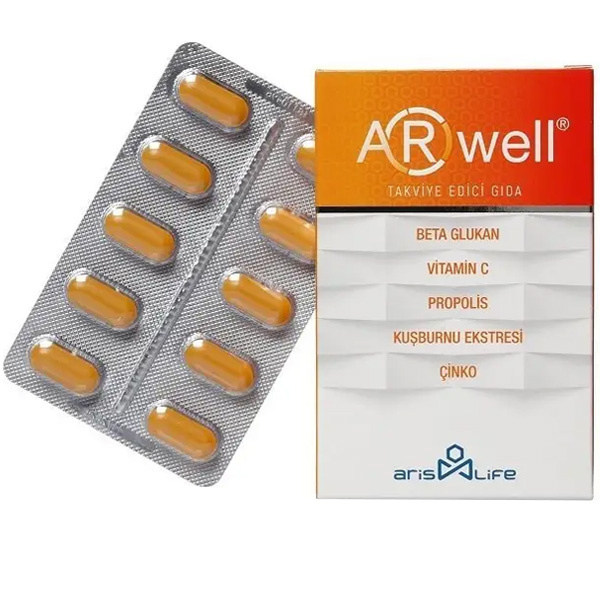 Arwell 30 Tablet Beta Glukan Takviyesi