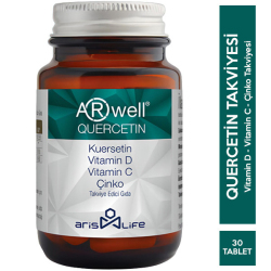 Aris Life - Arwell Quercetin 30 Tablet Kuersetin Takviyesi Aris Life - Arwell Quercetin 30 Tablet Kuersetin Takviyesi