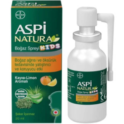 Aspinatura Kids Boğaz Spreyi Kayısı Limon 20 ML - Aspinatura