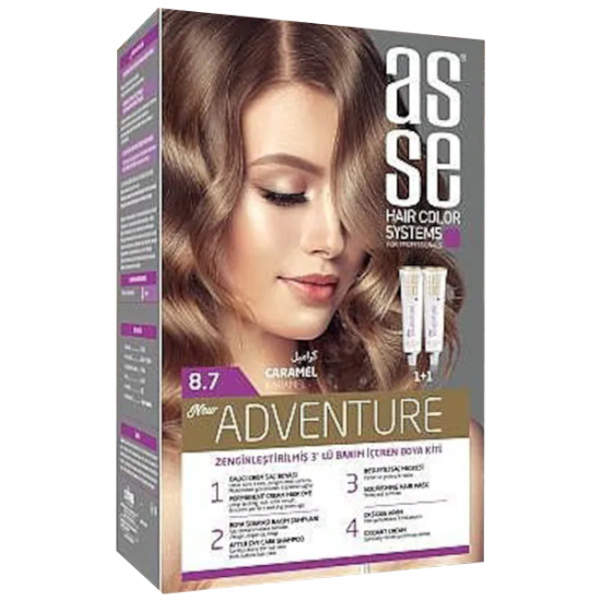 Asse Hair Color System Saç Boyası Karamel No: 8.70 - 1