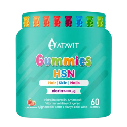 Atavit Hsn Biotin 5000 mg 60 Gummies - Atavit