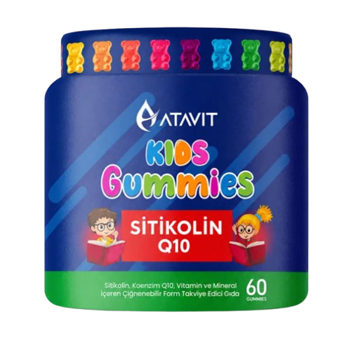  Atavit Kids Sitikolin Q10 60 Gummies - 1