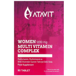 Atavit Women Multivitamin Complex 1200 mg 90 Tablet - Atavit