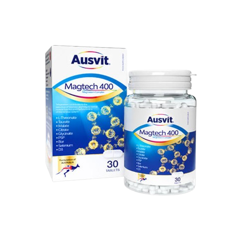  Ausvit Magtech 400 Magnesium Complex 30 Tablet - 1
