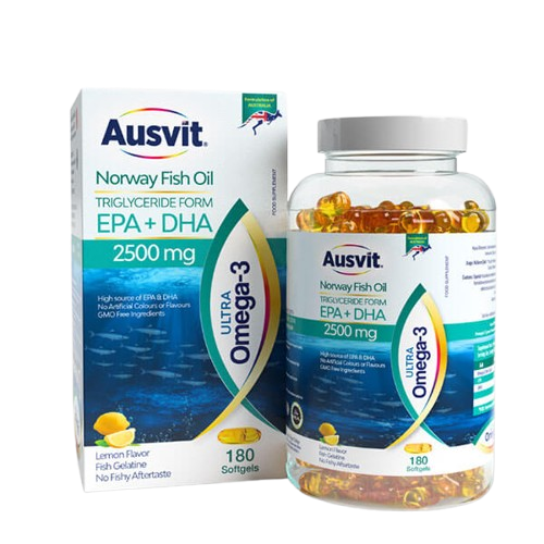  Ausvit Ultra Omega 3 Norveç Balık Yağı 180 Softgel - 1