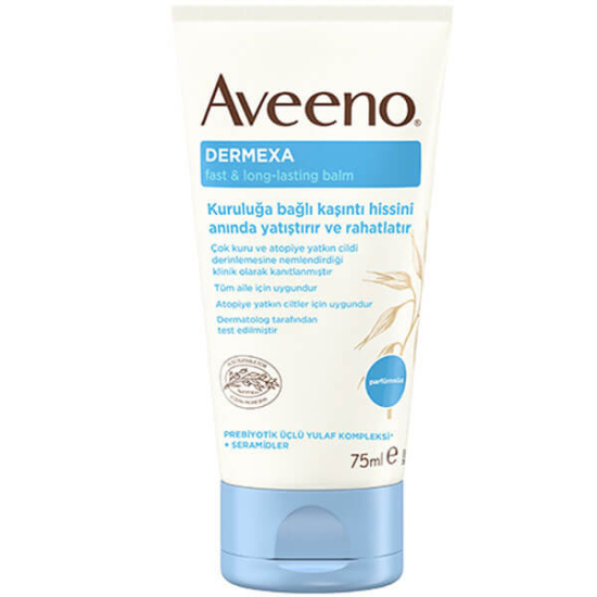 Aveeno Dermexa Itch Relief Balm 75 ml kaşıntı giderici balsam, kolloidal yulaflı, çok kuru tahrişe yatkın ciltler için- 1