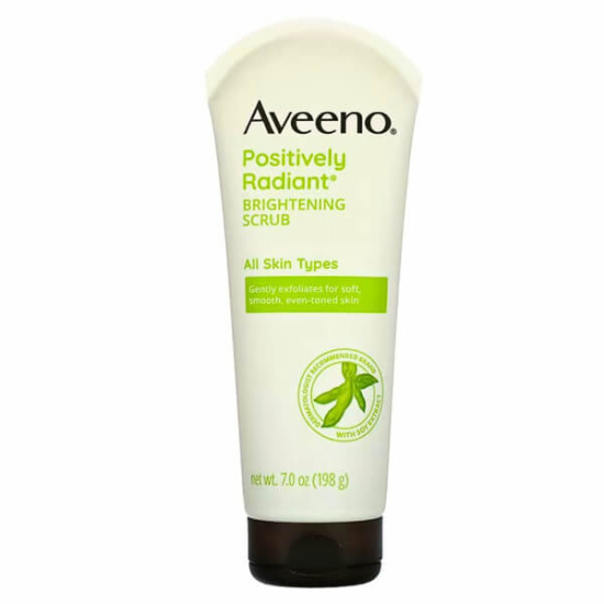  Aveeno Positively Radiant Cilt Aydınlatıcı Günlük Yüz Peelingi Nem Zengini 198 gr - 1
