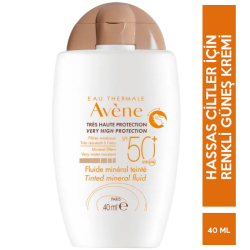 Avene - Avene Fluide Mineral Teintee Spf 50 40 ML Renkli Güneş Kremi Avene - Avene Fluide Mineral Teintee Spf 50 40 ML Renkli Güneş Kremi