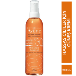 Avene - Avene Huile Solaire Sun Care Oil Spf 30 200 ML Bronzlaştırıcı Yağ Avene - Avene Huile Solaire Sun Care Oil Spf 30 200 ML Bronzlaştırıcı Yağ