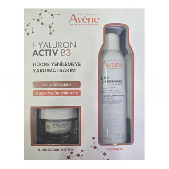 Avene Hyaluron Activ B3 Hücre Yenilemeye Kofre - Hyaluron Activ B3 50 ml + Eau Thermale 150 ml - 1
