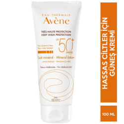 Avene - Avene Lait Mineral Lotion Spf 50 100 ML Mineralli Güneş Losyonu Avene - Avene Lait Mineral Lotion Spf 50 100 ML Mineralli Güneş Losyonu