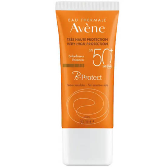 Avene Solaire B-Protect SPF 50+ 30 ml yüz güneş kremi hassas ciltler için anti-UV kirlilik karşıtı aydınlatıcı- 1
