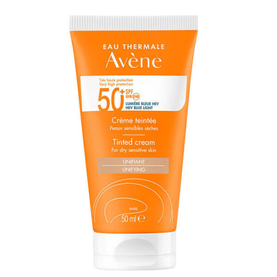  Avene SPF 50 Kuru Ciltler için Renkli Güneş Kremi 50 ml - 1