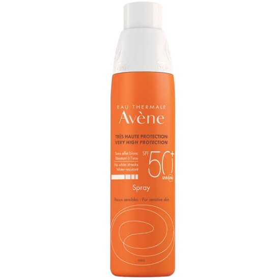 Avene Sunscreen Spray SPF 50 200 ml hassas ciltler için çok yüksek koruma suya dayanıklı iz bırakmayan güneş spreyi- 1