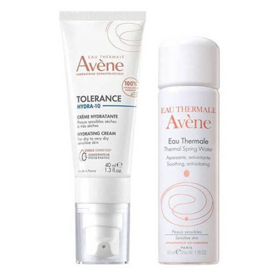  Avene Tolerance Hydra 10 Hydrating Cream 40 ml + Termal Su 50 ml - 1