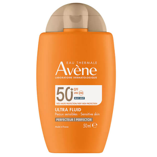Avene Ultra Fluid Perfector SPF 50 renkli ton eşitleyici güneş kremi 50 ml UVA UVB koruma ultra akışkan- 1
